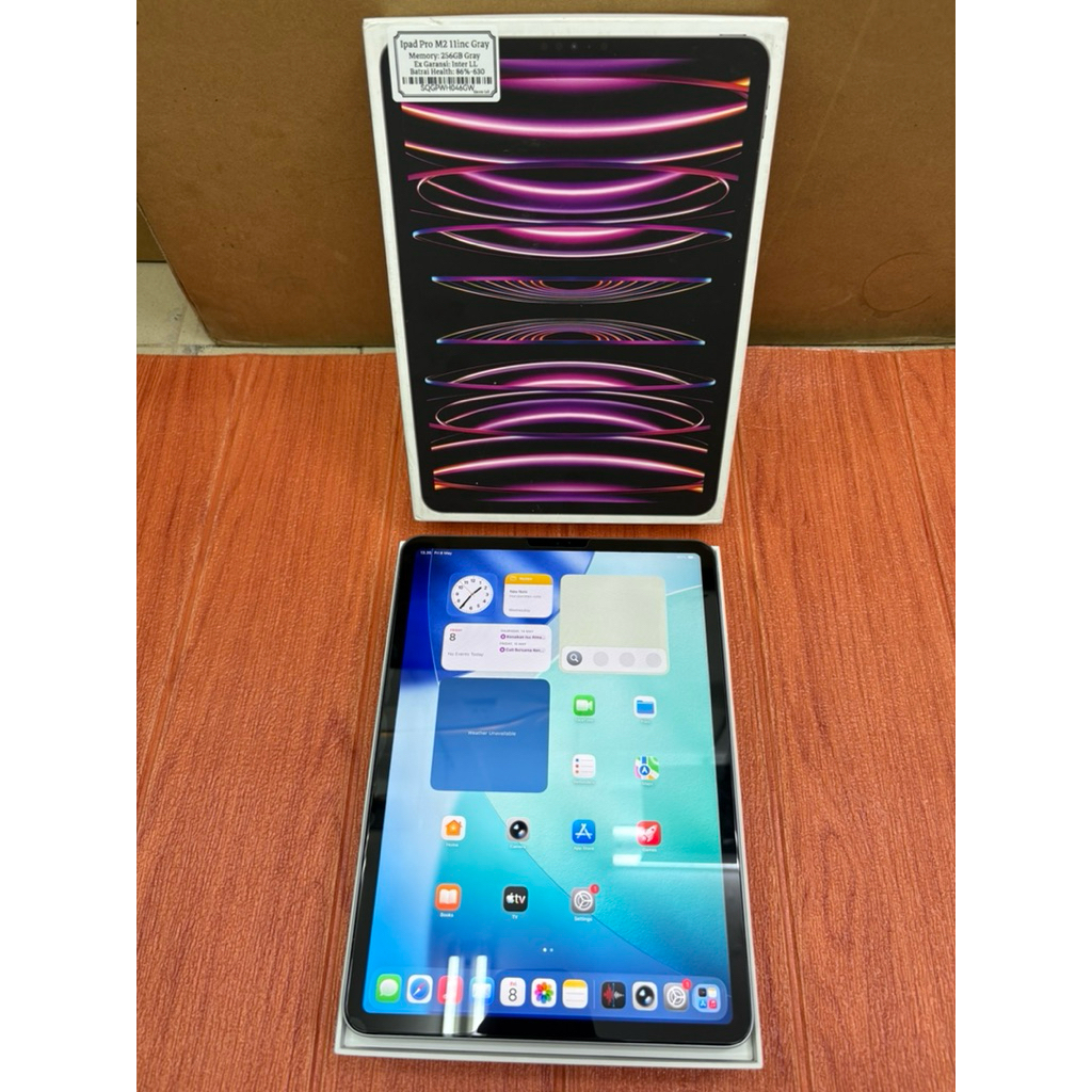 Ipad Pro M2 11" 256GB Wifi only ex garansi inter