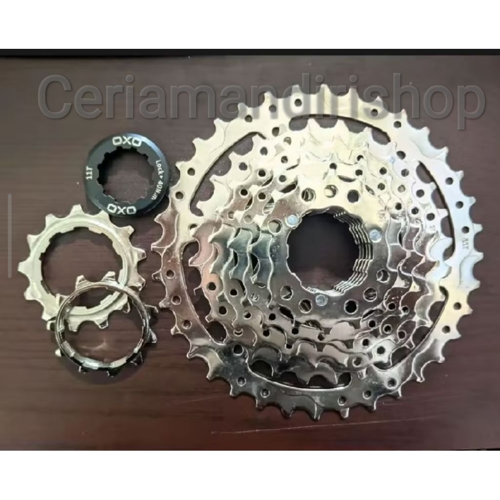 sprocket oxo 7 speed 11/36T casset bukan Ulir untuk upgrade federal