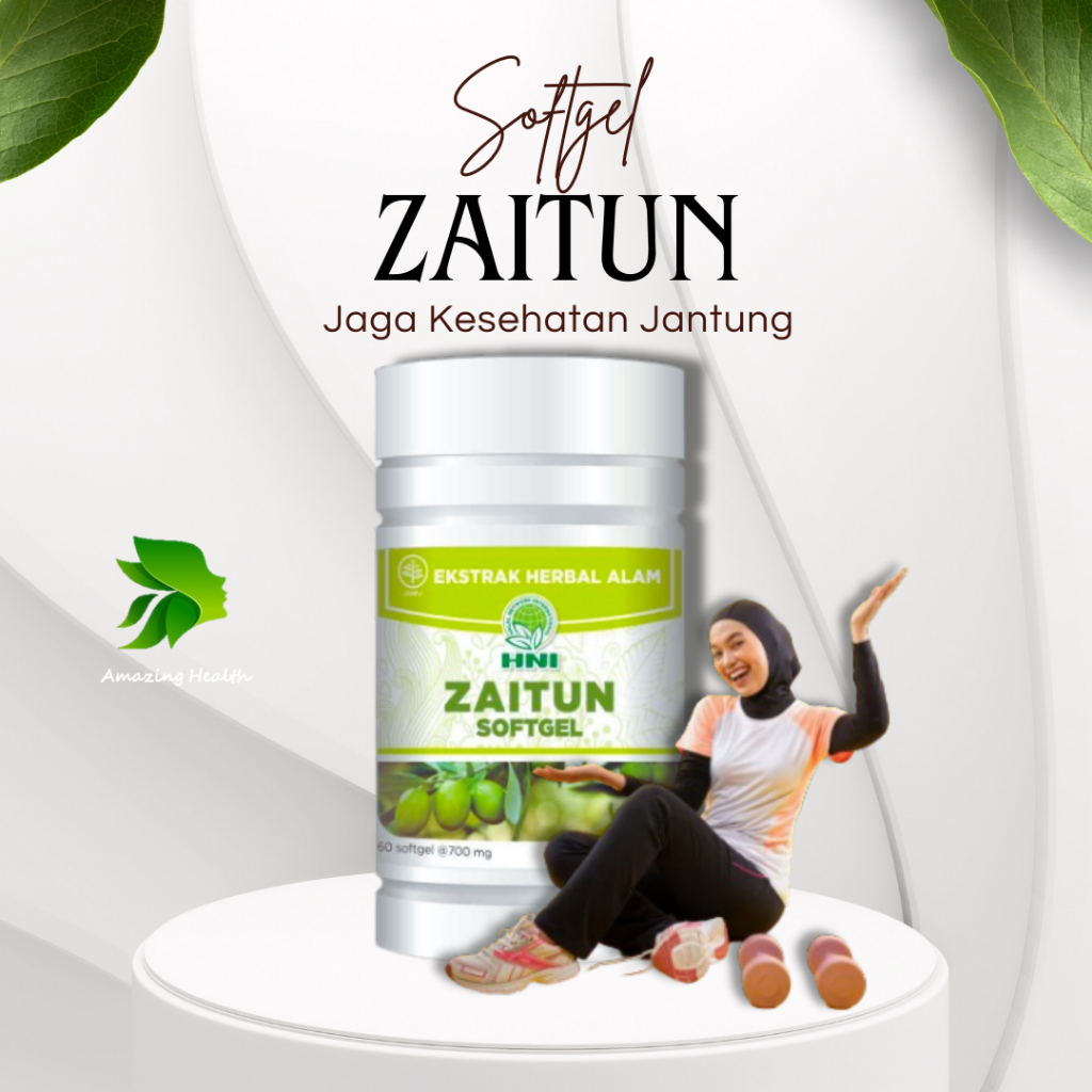 Minyak Zaitun Softgel HNI HPAI 60 Kapsul - Membantu Daya Tahan Tubuh - Amazing Health