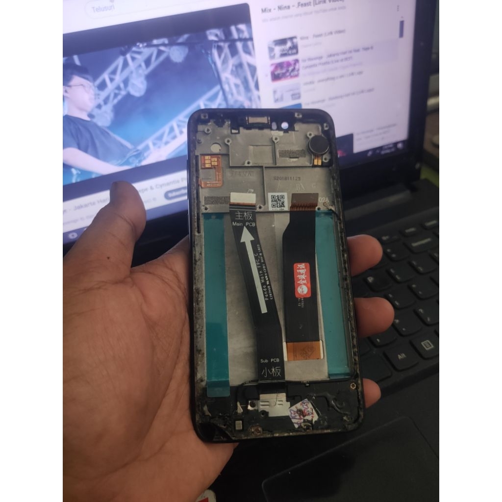 lcd Nokia 5.1 plus original plus frame