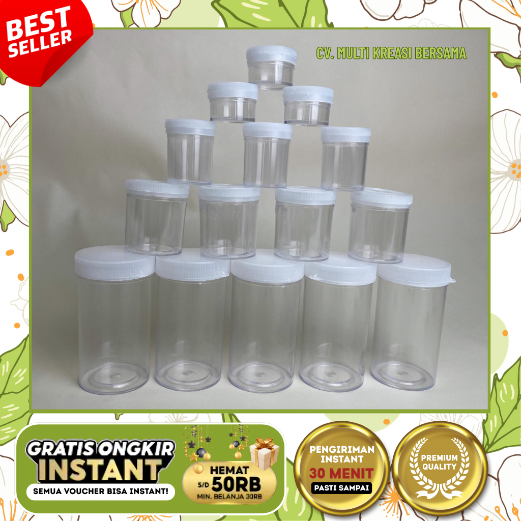 POT URINE 10 CC, 20 CC, 40 CC, 100 CC, POT SALEP, POT CREAM TRANSPARAN PLASTIK, PLASTIC URINE CONTAI