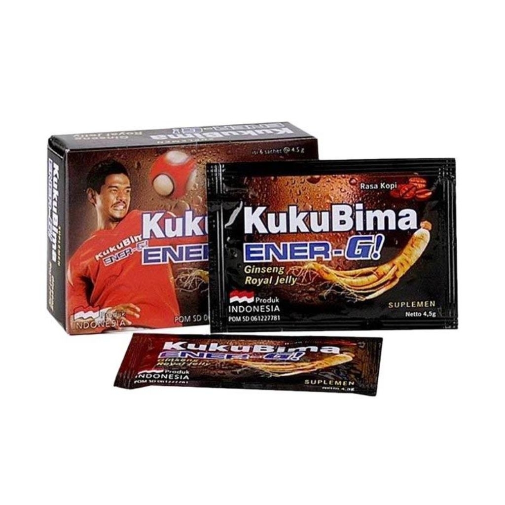 Per 1 Pak Rasa Anggur, Kopi Minuman Energi-G KukuBima