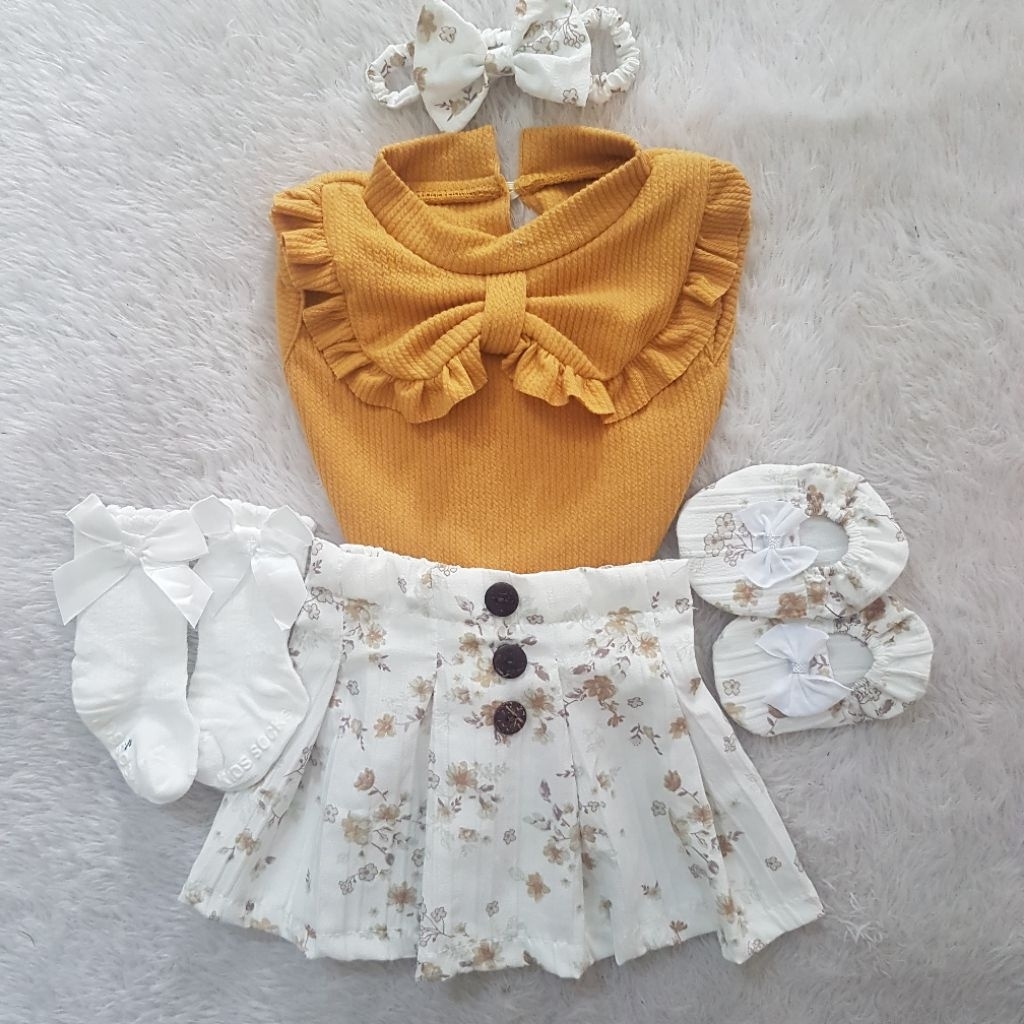 Baju Bayi Cerie Rok Balon Set