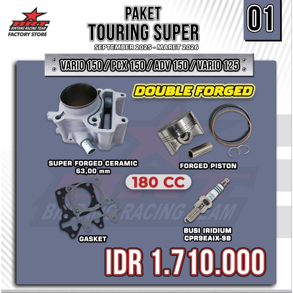 Paket BRT Vario 125 / Vario 150 / PCX 150 / ADV 150 Blok + Piston