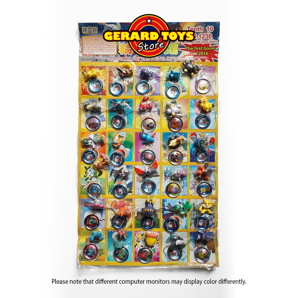 Mainan Pokemon Figure Tazos Pajangan Karakter Pikachu Children Toys Bagus dan berkualitas
