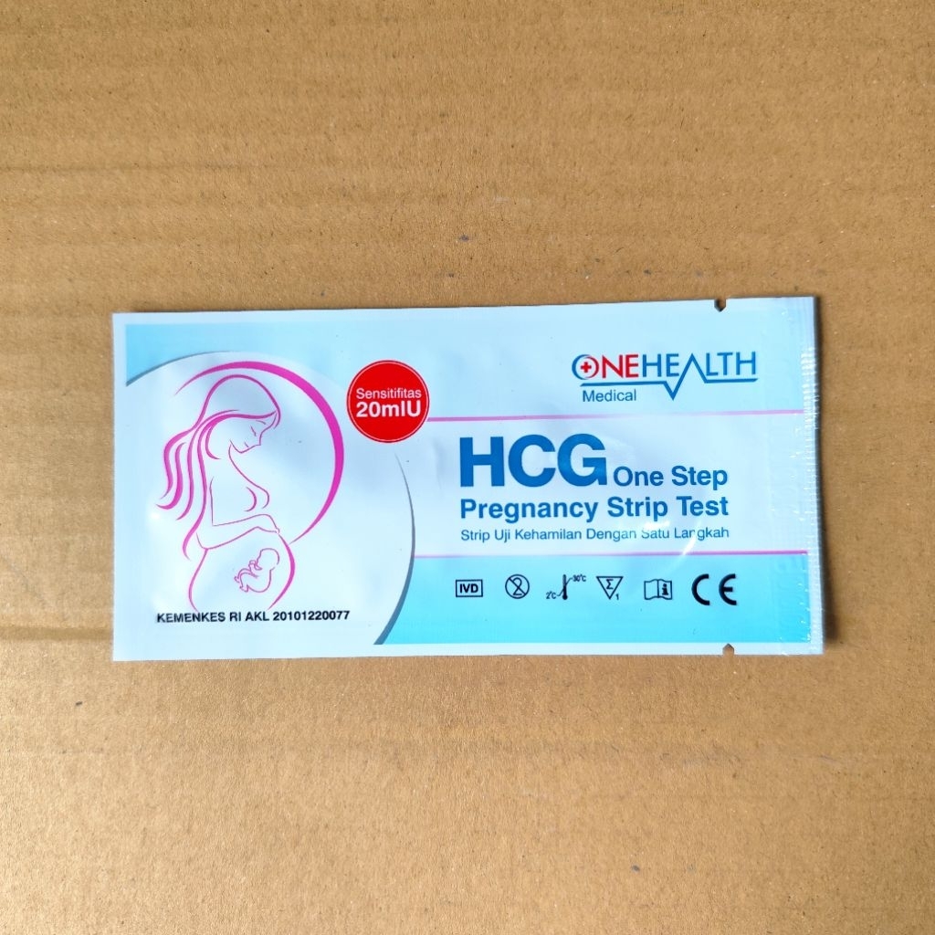 HCG CELUP One Health / Alat Tes Kehamilan / Tes Hamil / HCG Celup OH