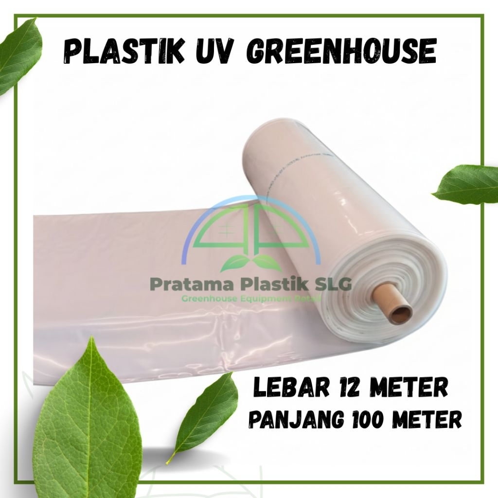 Plastik UV Lebar 12 Meter Panjang 100 Meter 200 Mikron