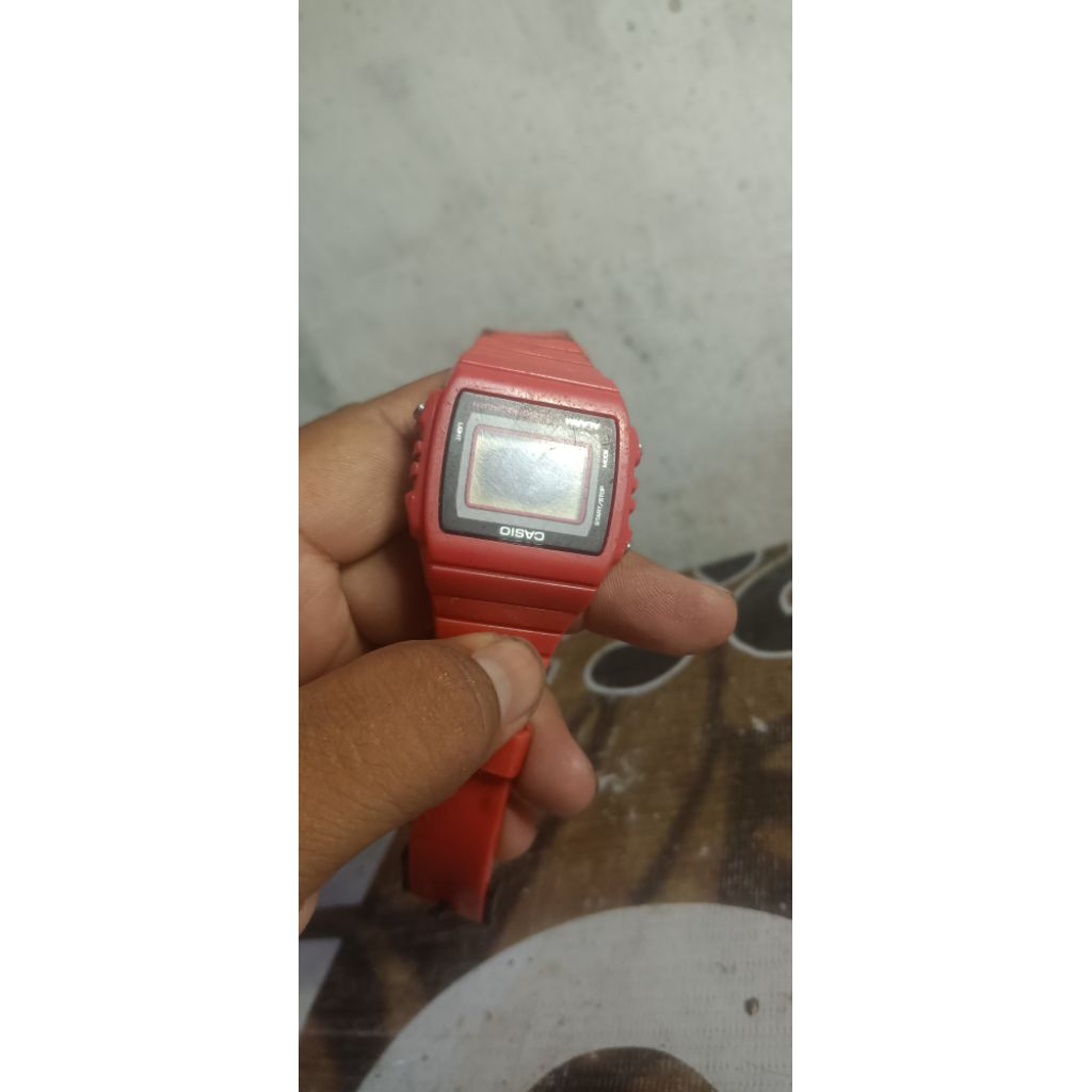 jam casio second