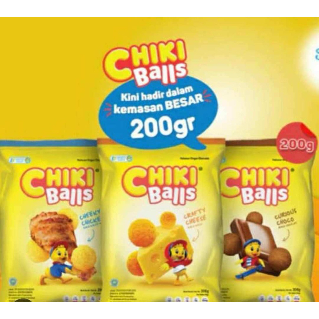 Chiki Balls Crispy Cheese Snack 200g