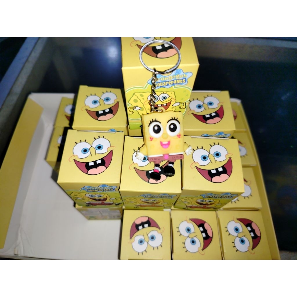 1PCS BLIND BOX GANTUNGAN KUNCI SPONGEBOB