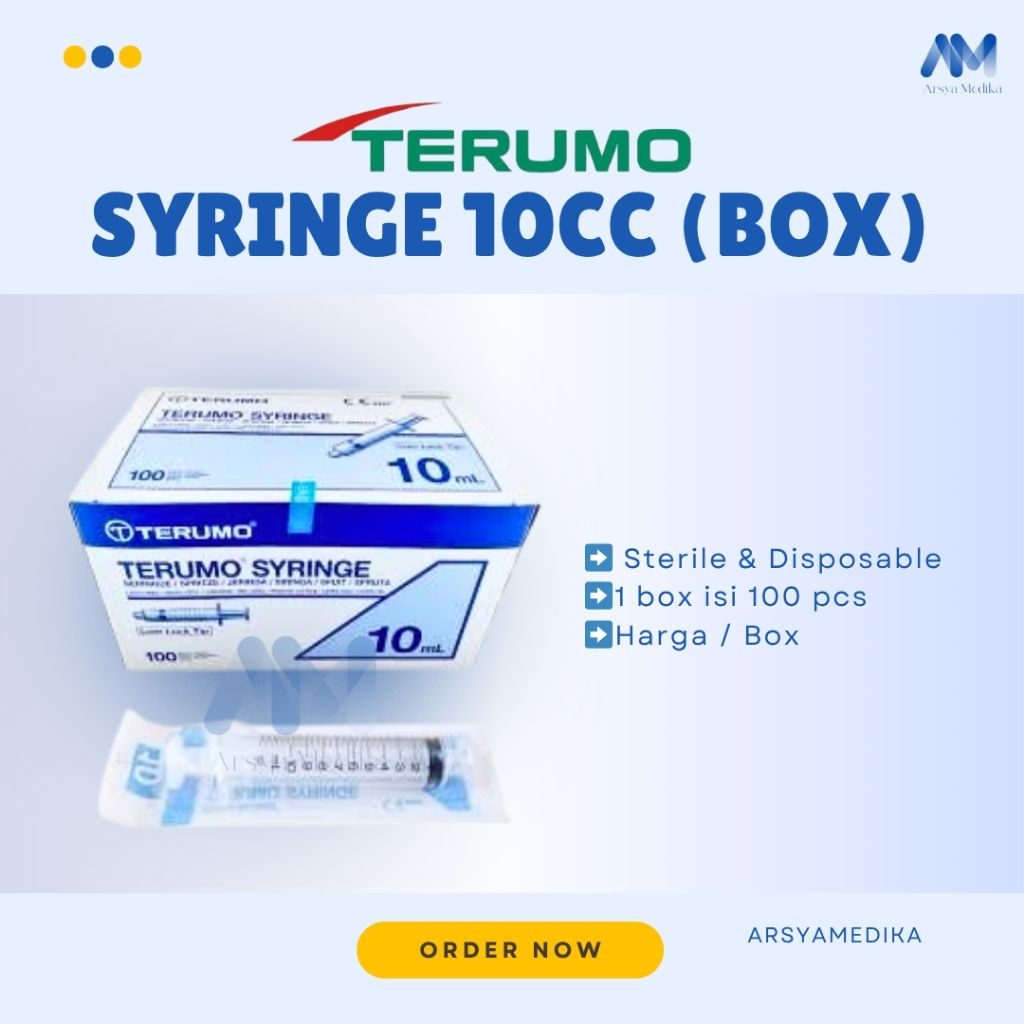 Syringe Terumo 10cc || Harga/Box