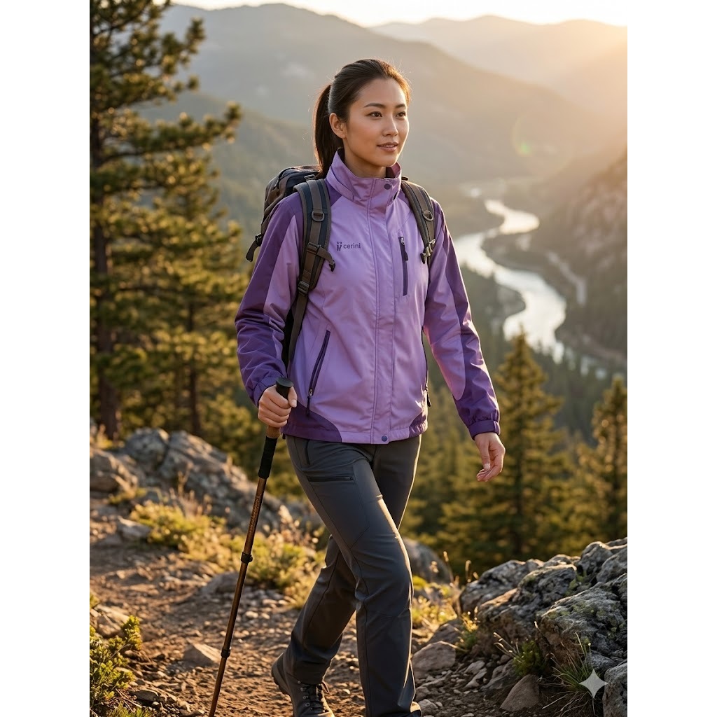 jacket waterproff windrbeaker jaket ungu parasut branded wanita