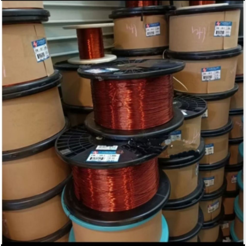Kawat tembaga email 2mm 1kg wire cooper -tembaga gulung dinamo