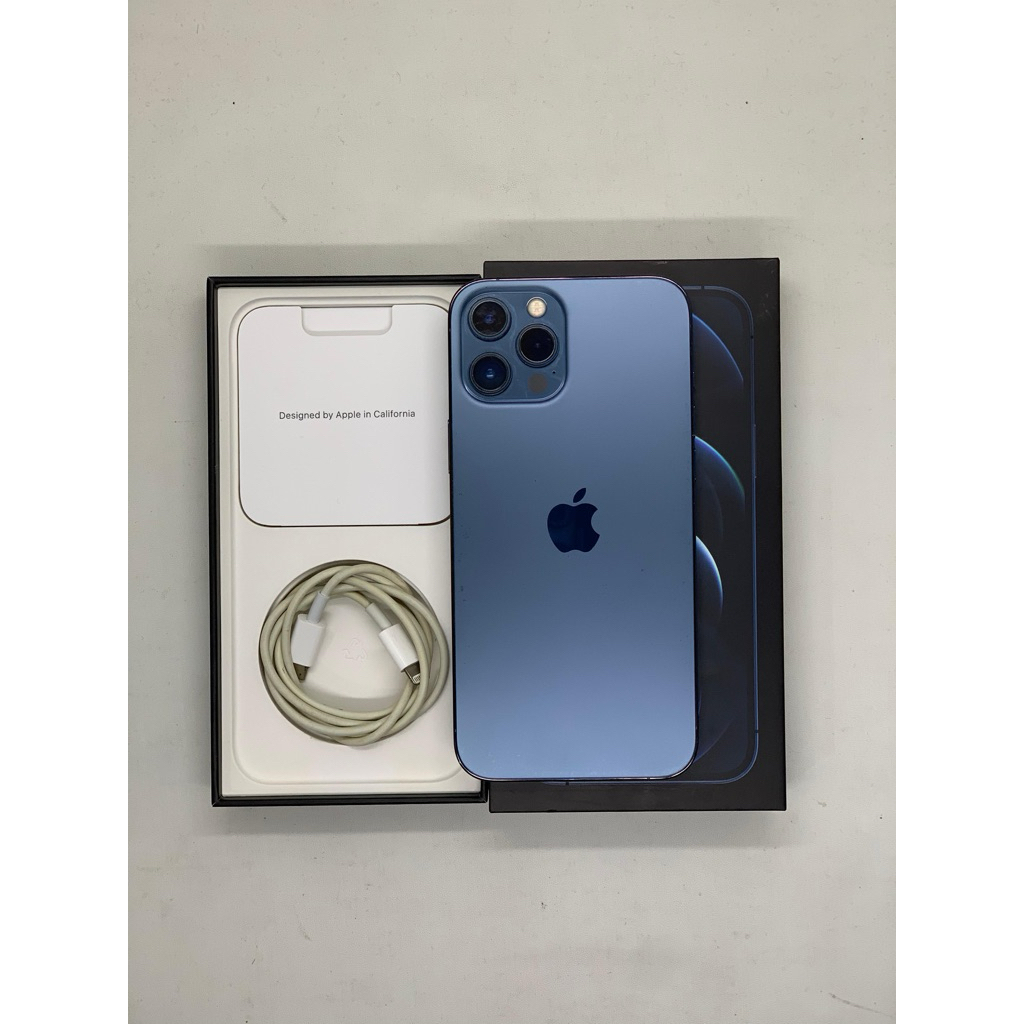 iPhone 12 Pro Max 256GB Resmi ex iBox Pasific Blue