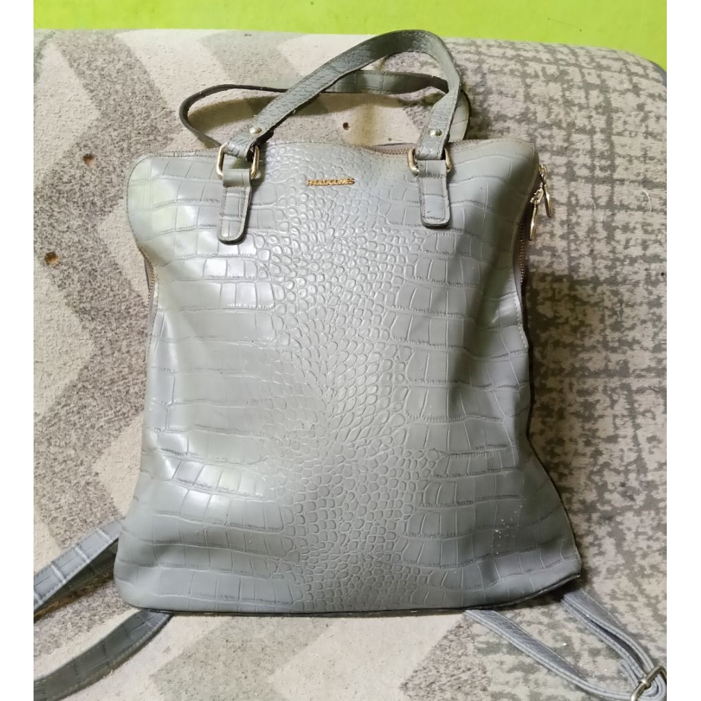 Preloved Tas Ransel kulit Asli second/bekas