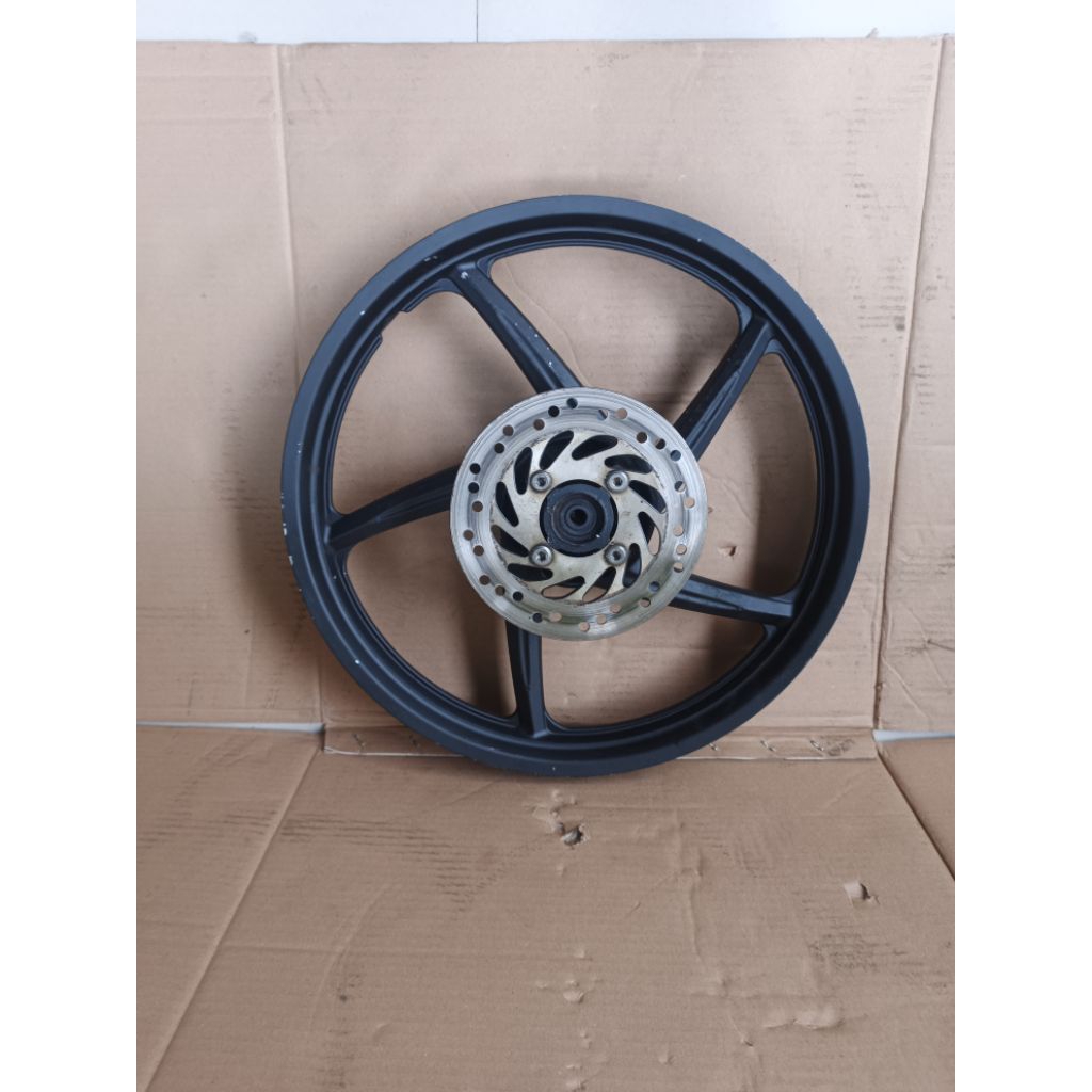 velg pelek racing belakang supra x 125 double disc original copotan motor