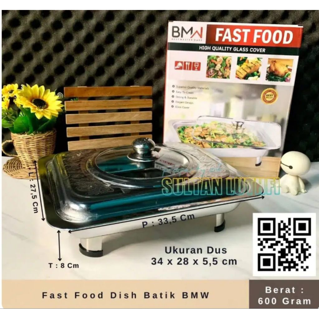 Fast food dish batik BMW