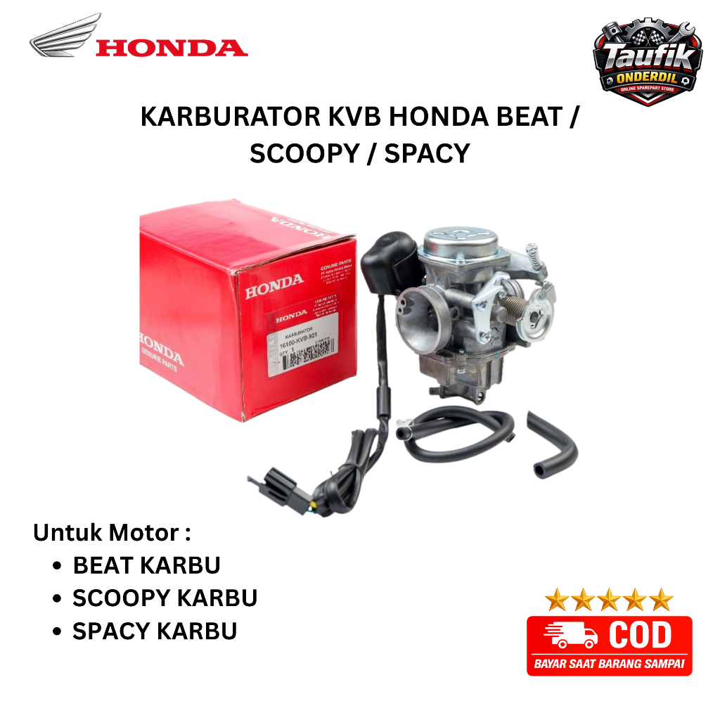 ori Karburator Honda Beat Scoopy Spacy Karbu KVY taufiq onderdil motor