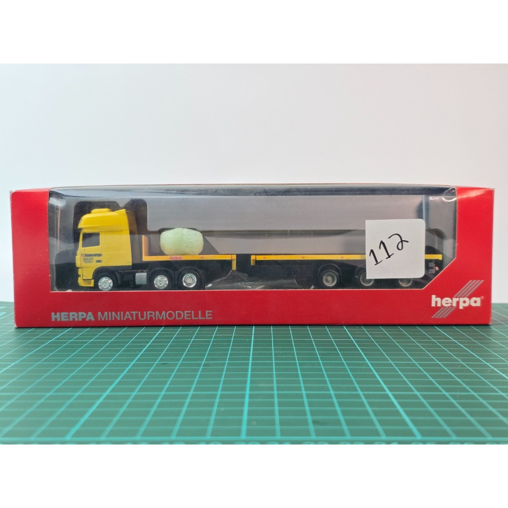 Herpa Huncargo Daf XF 6X2 with Noteboom Trailer | Truck