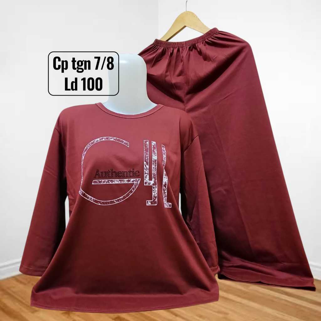 Setelan Wanita Modern celana Panjang + lengan 7/8 Nyaman Daily Wear