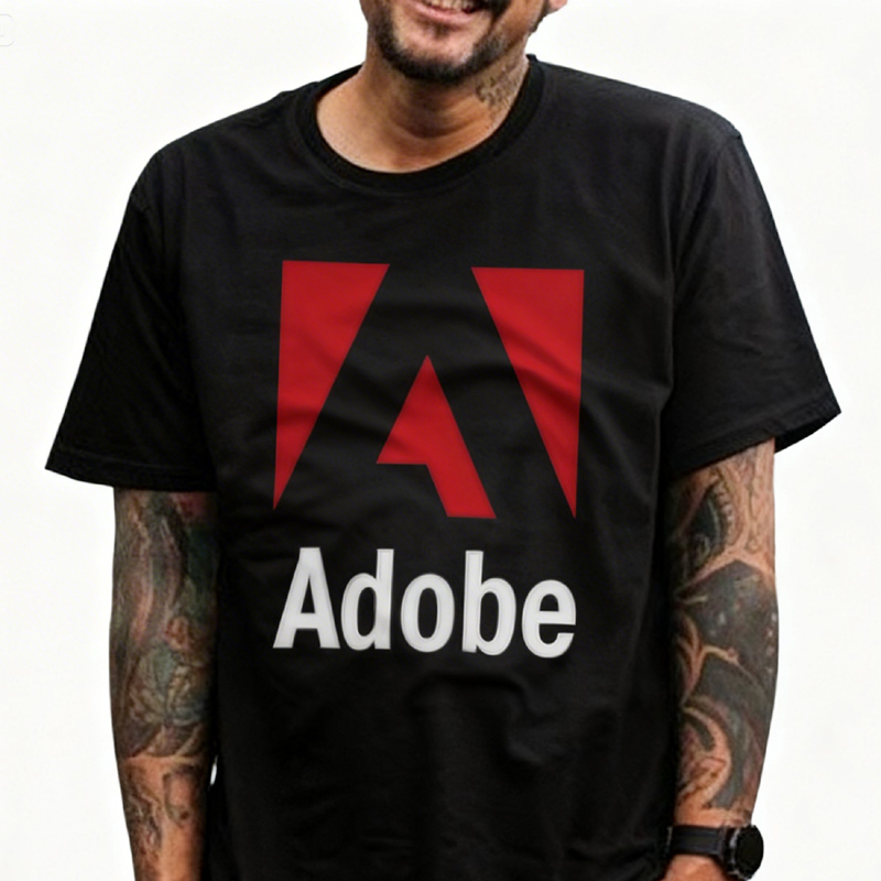 Kaos Adobe TSHIRT 100% COTTON ||| Kaos Casual Bahan Katun Premium Kombed 30s ||| Ready STOCK ||| Sia