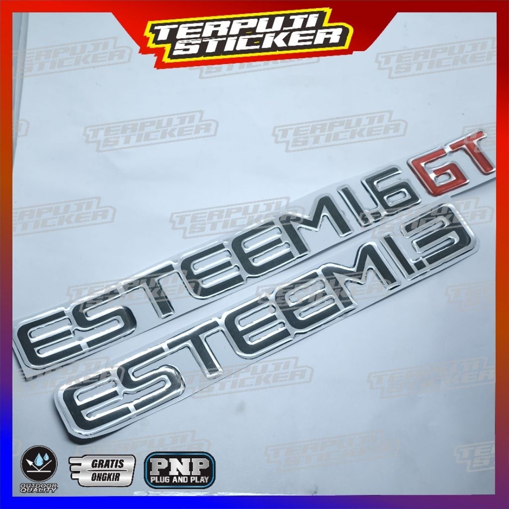 emblem timbul suzuki esteem 1.6 gt/emblem timbul suzuki esteem 1.3