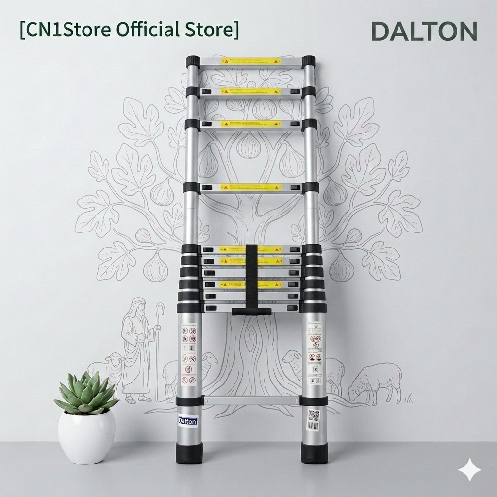 Tangga Single Teleskopik (DALTON) Premium | Alumunium Single Telescopic