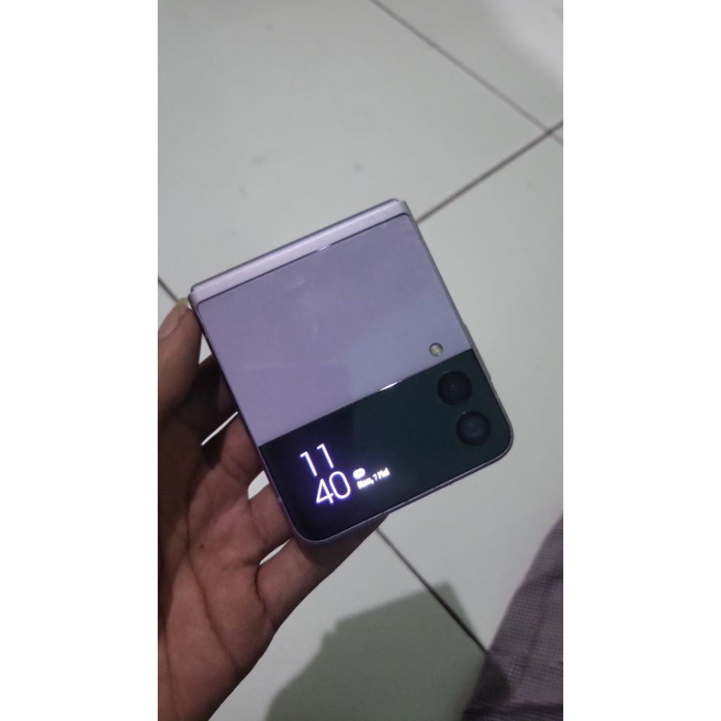 LCD LUAR COVER SCREEN SAMSUNG Z FLIP 3 ORI COPOTAN.
