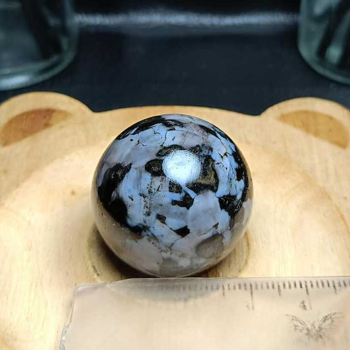 Natural Indigo Gabbro Sphere (7)