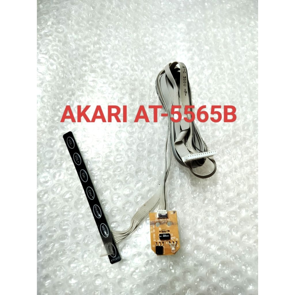 IR SENSOR - TOMBOL MANUAL TV LED AKARI AT-5565B - AT 5565B - 5565 - AT5565B