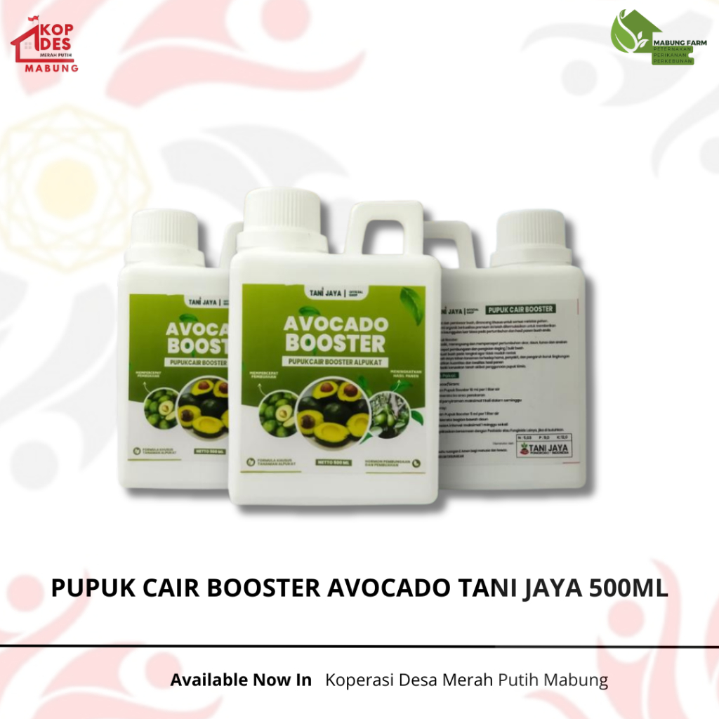 PUPUK CAIR BOOSTER AVOCADO TANI JAYA 500ML