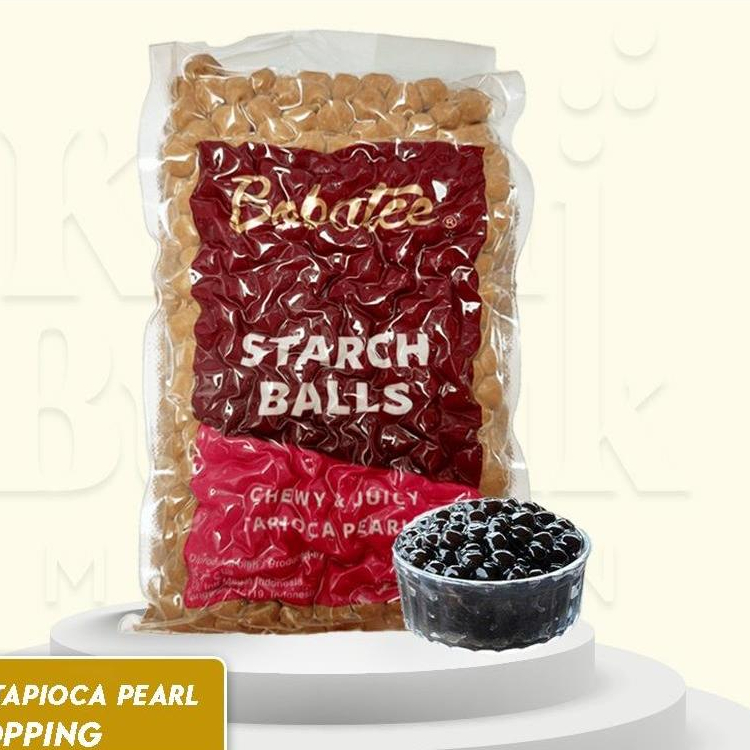 Bobatee Starch Balls – Chewy & Juicy Tapioca Pearls 1kg