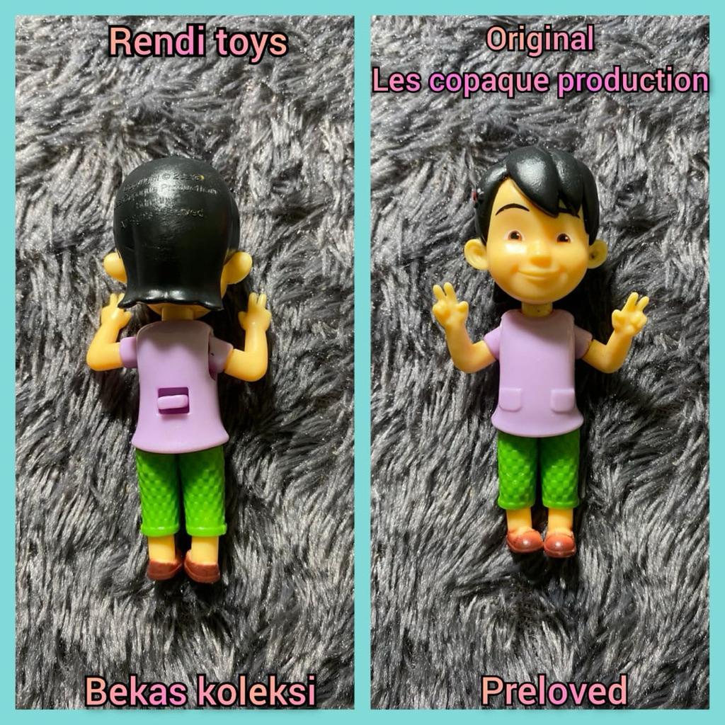 Mainan Anak Merchandise Hadiah KFC Chaki Meal Meals Kids Toy Toys Upin & Ipin Fast Food Susanti Jarj