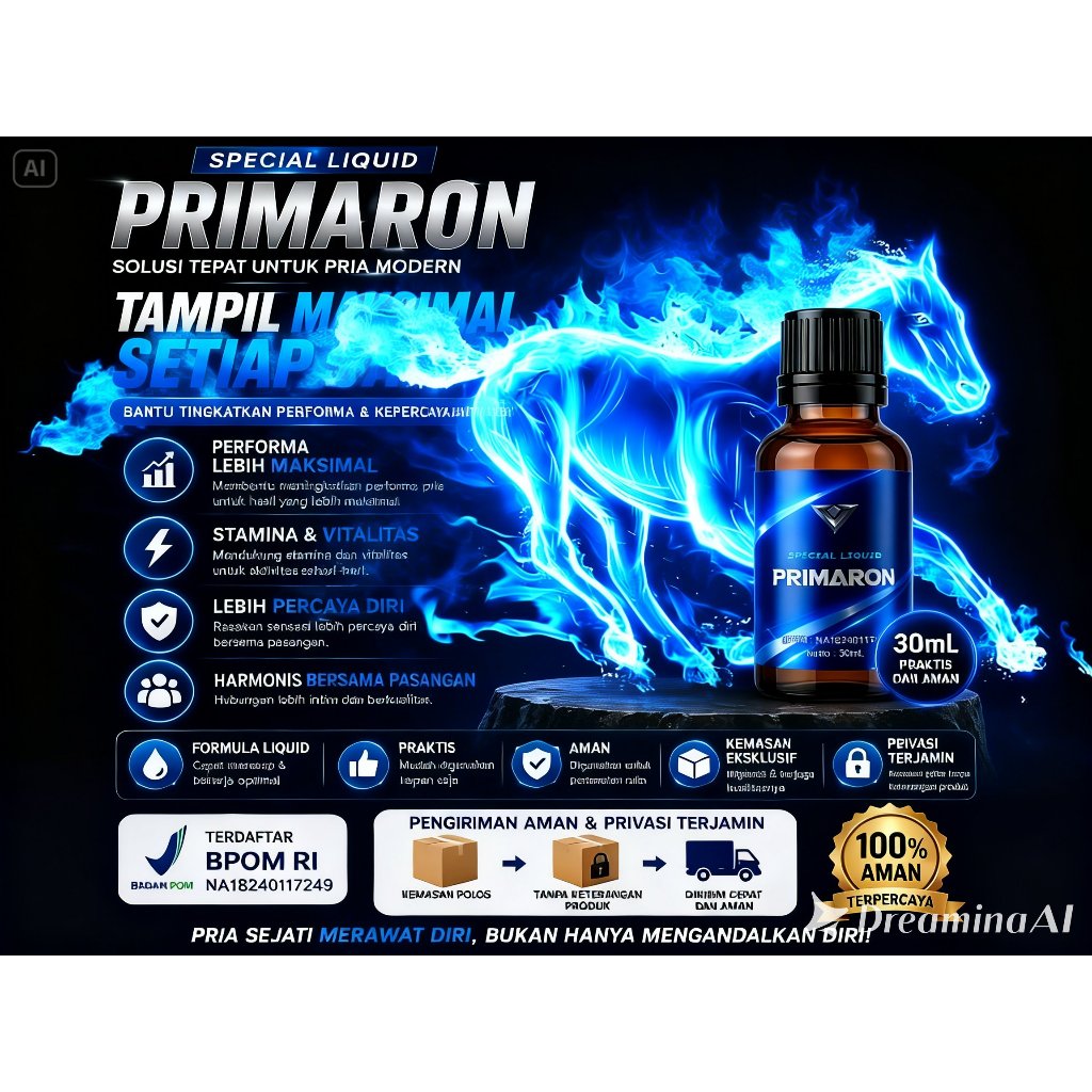 (TERLARIS) PRIMARON original pembesar MR.P lebih percayadiri 100%original danBPOM