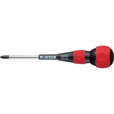 Obeng Ball Grip Screwdriver Tipe 220 VESSEL ORIGINAL JAPAN