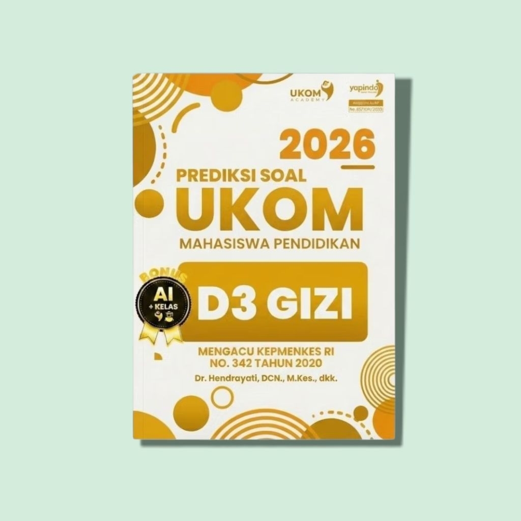 Buku Prediksi Soal UKOM D3 GIZI 2026