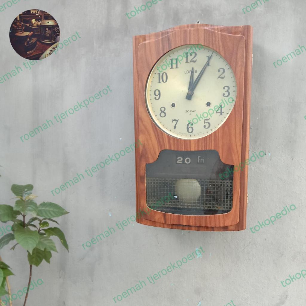 Jam Dinding Lorus Japan Jam Jadul Jam Antik Lawas Lobang 2 HIGH QUALITY