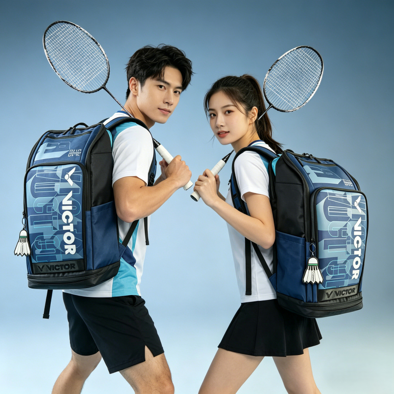 Ready Stock Tas Ransel Badminton Victor BR3042 Original Anti Air - Backpack Multifungsi Pemula & Pro