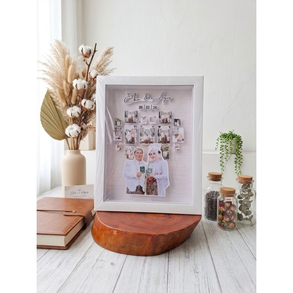 Foto Figura 3D Custom Special Wedding 30x40 cm