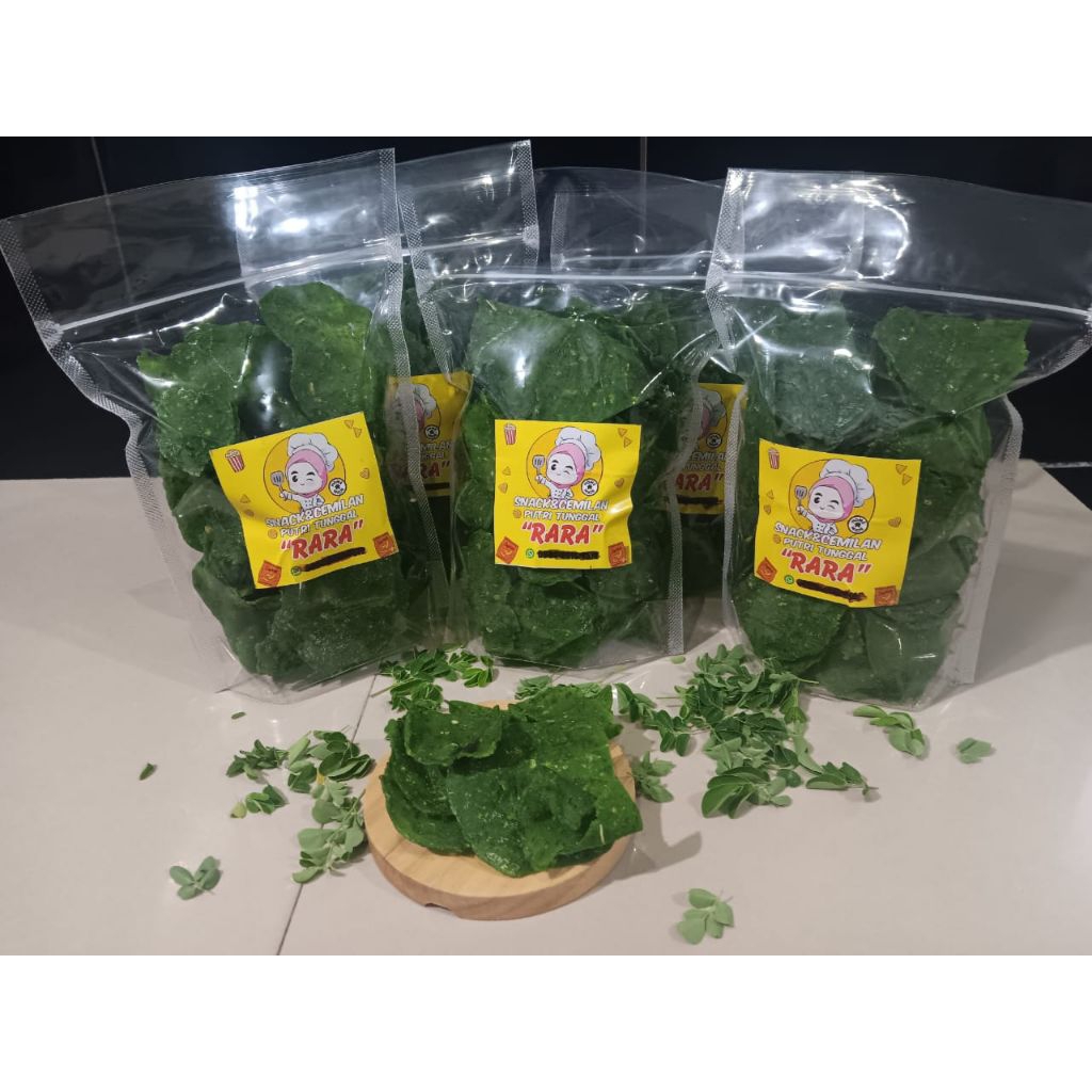 Krupuk Mentah Daun Kelor