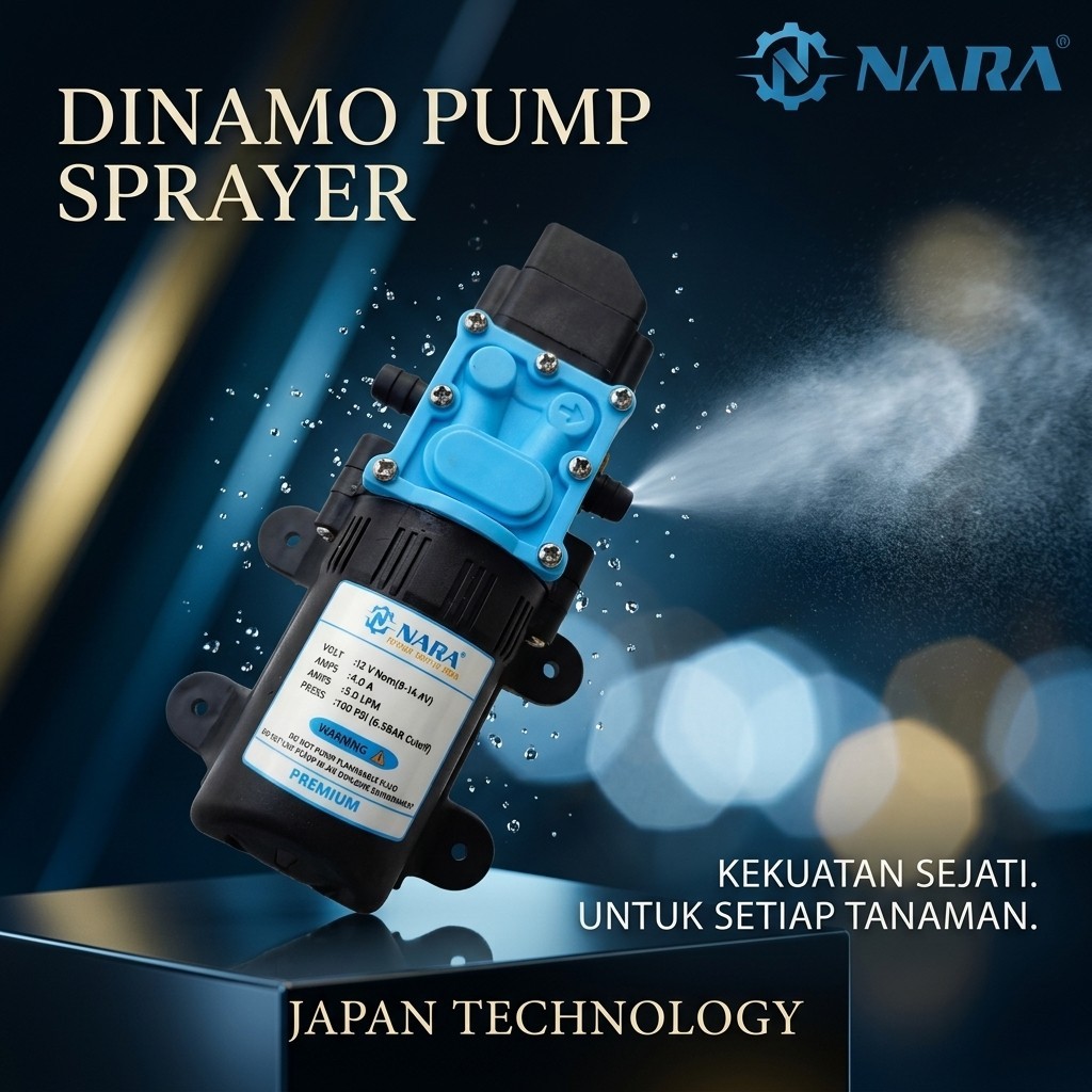 Pompa Dinamo 12v  DC 12 Volt 3A