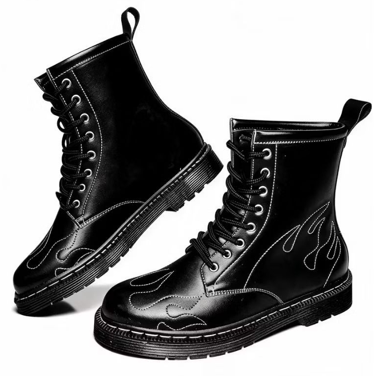 HARVEY - Sepatu Docmart Tinggi King Harvey 8Hole Pria