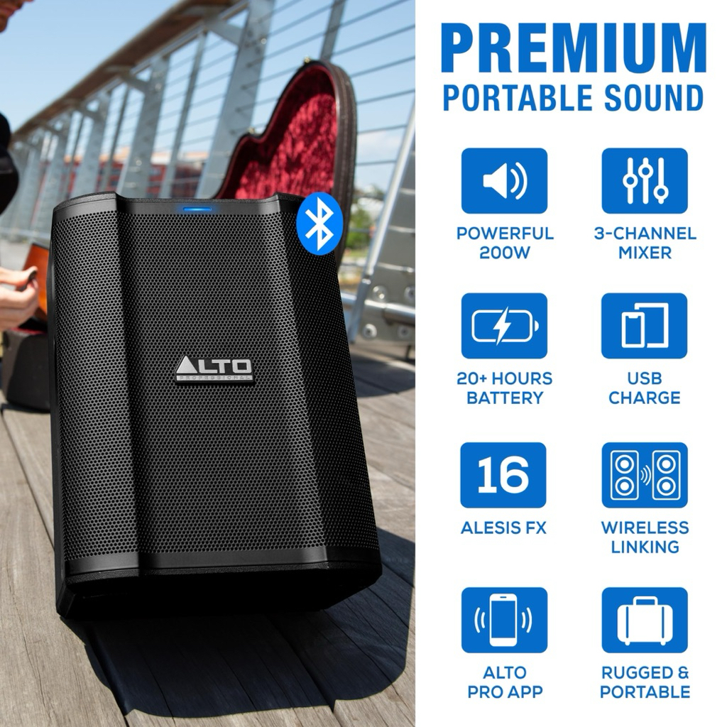 speaker alto busker