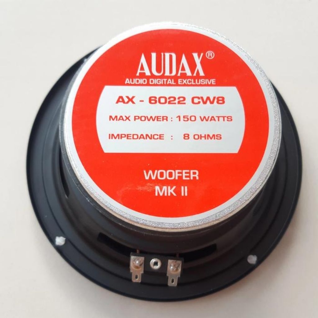 Original AUDAX 6022 SPEAKER 6 INCH WOOFER AUDAX AX 6022 CW8 150watt
