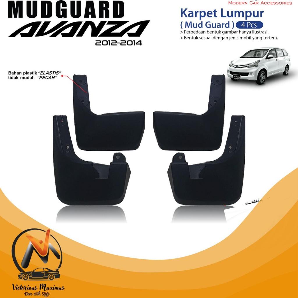 Mudguard Mud guard Karpet Lumpur AVANZA 2012 - 2014