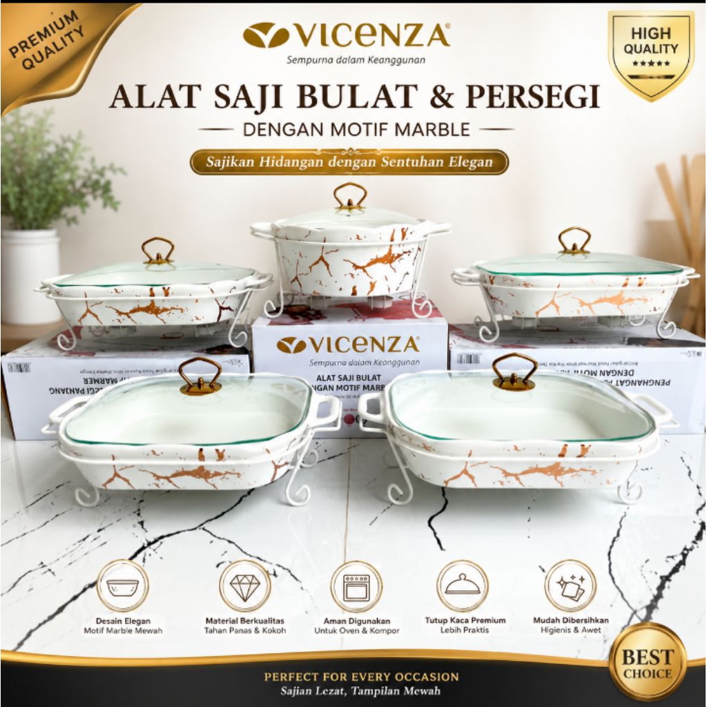 Prasmanan Marble Keramik Vicenza Set 5