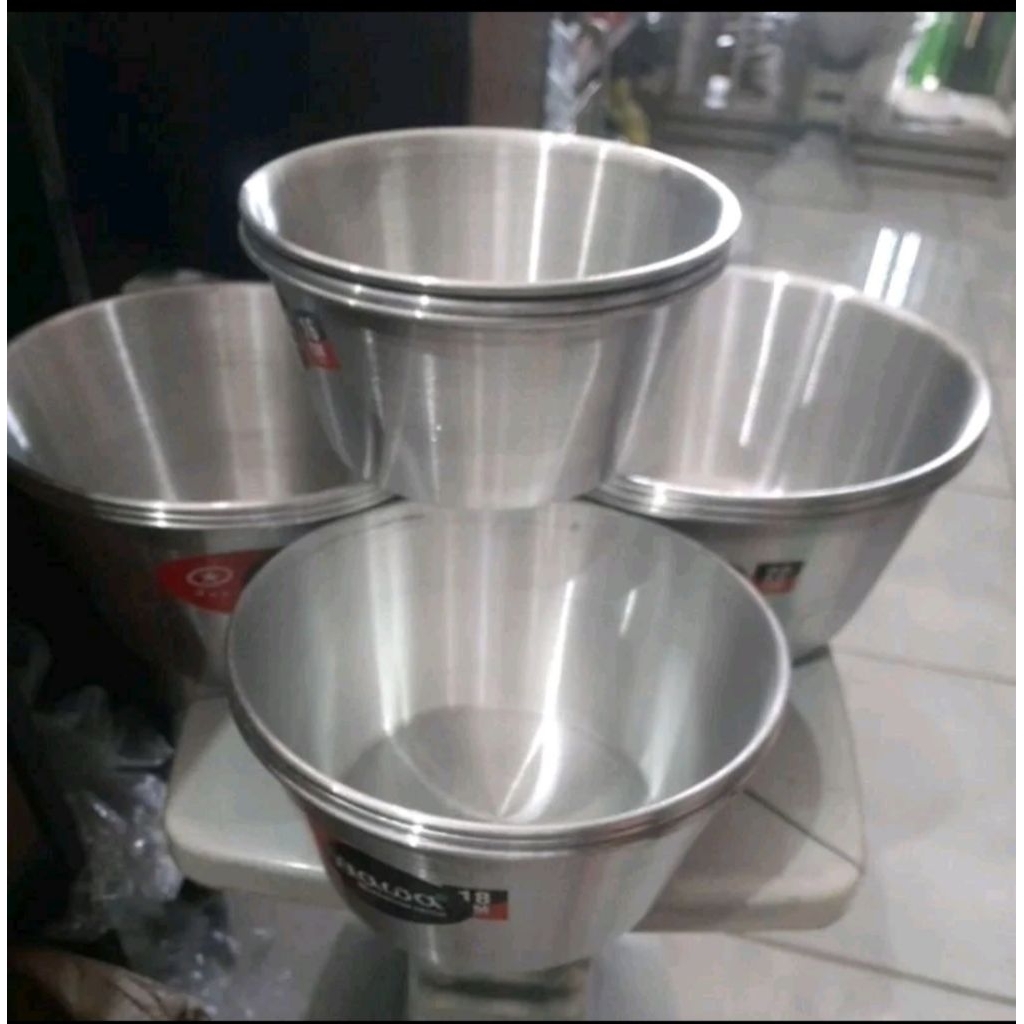 kobokan alumunium jawa uk 18 - baskom stainless stell 18