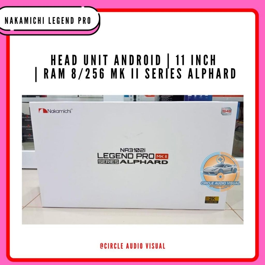 HEAD UNIT ANDROID 11,5 Inch OEM Alphard Nakamichi