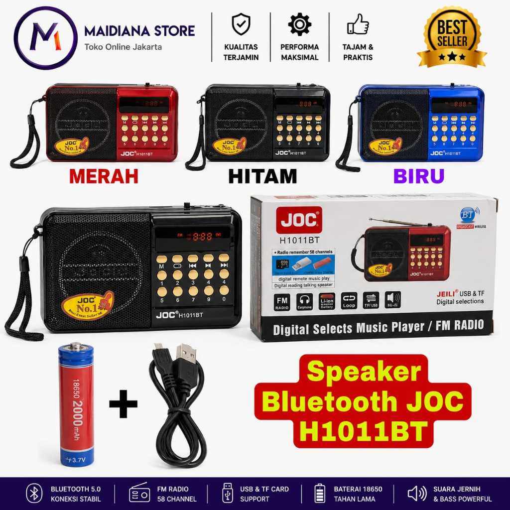 Speaker Bluetooth / Speaker Murotal Mp3 Speaker Radio