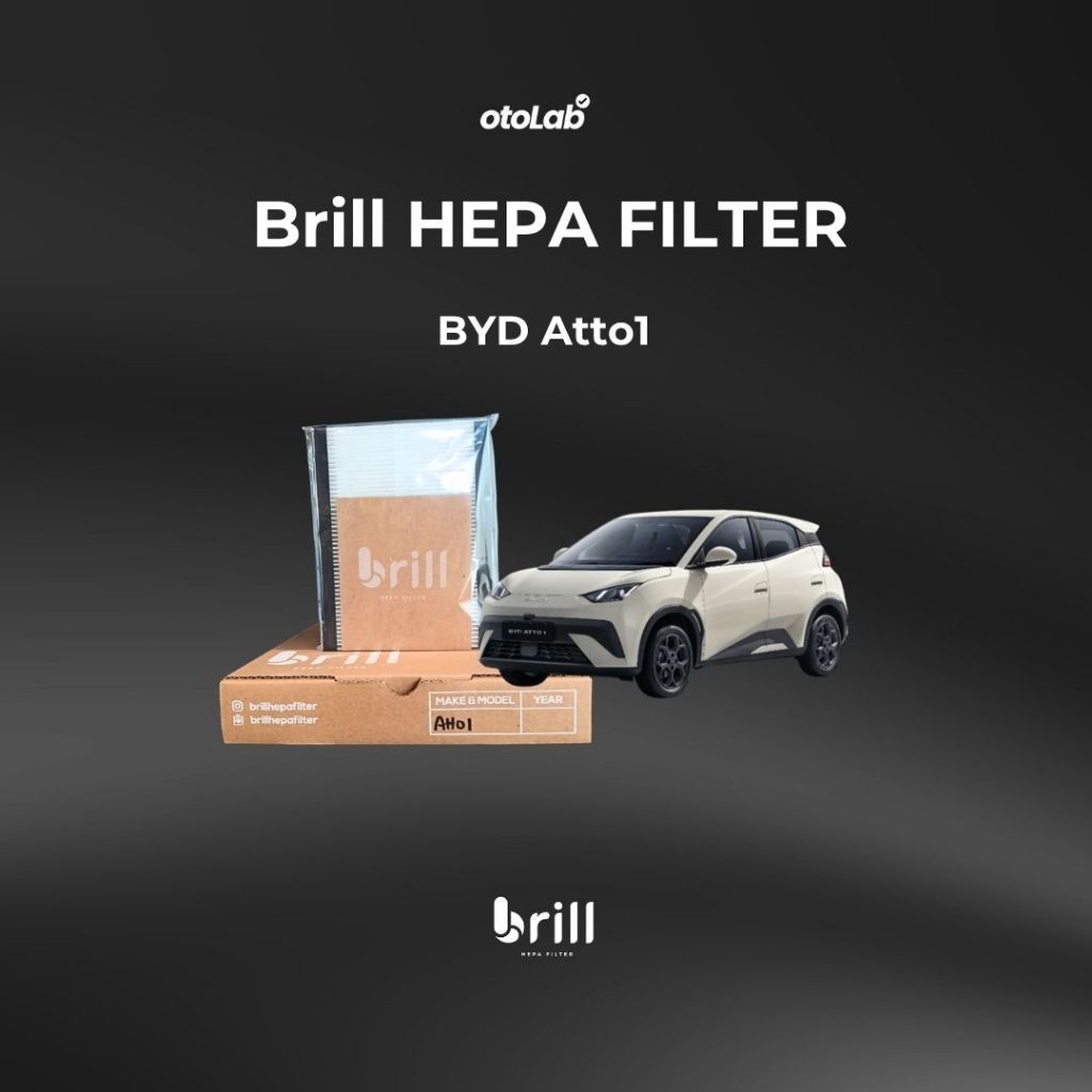 Brill HEPA Filter - BYD ATTO1 - Filter Kabin Mobil/Filter AC Mobil/Car Cabin Filter/HEPA Filter Mobi